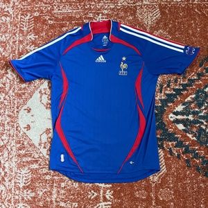 France National Soccer Team Home Jersey 2006-2008 Ribery #22